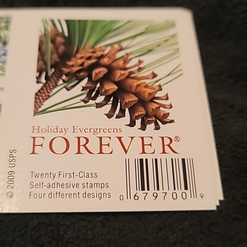 100 Holiday Evergreen 2010 USPS Forever Postage Stamps Postal ‎ Wedding Invites